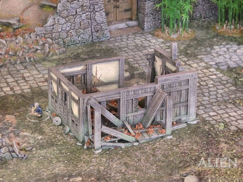 Tabletop Terrain Building Samurai Ruined Hut