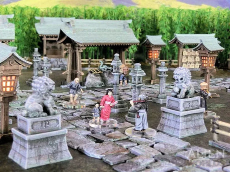Tabletop Terrain Building Samurai Shrine Set