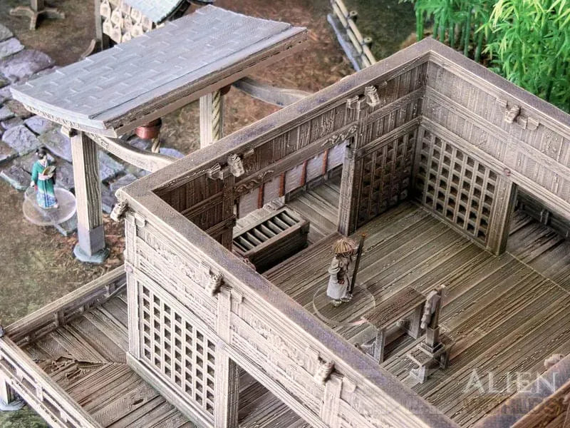 Tabletop Terrain Building Samurai Shrine Set