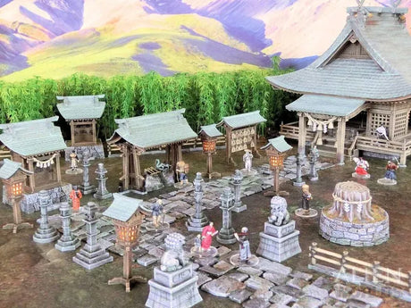 Tabletop Terrain Building Samurai Shrine Set
