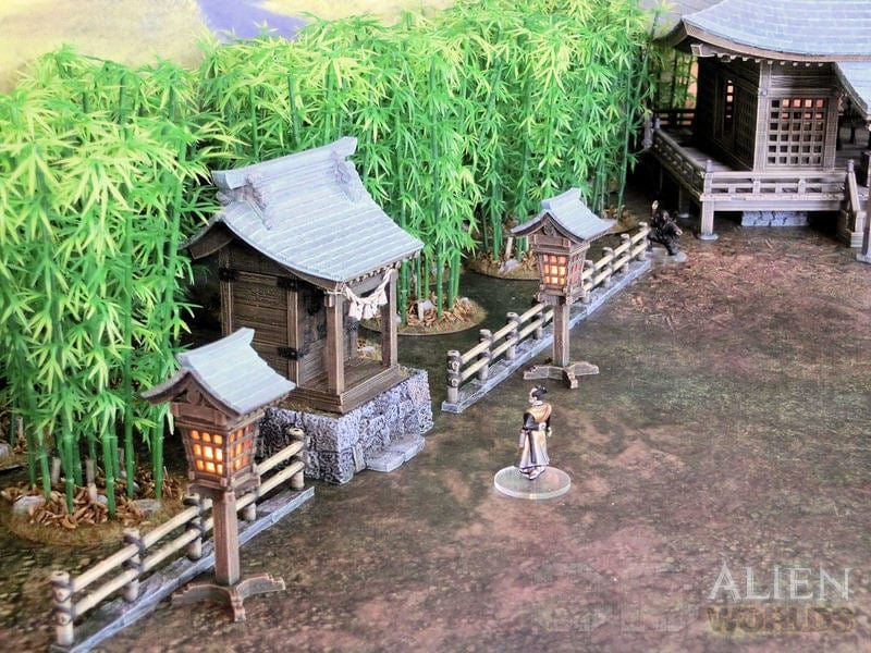 サクマ　ミツヨヒさんset Samurai Shrine Set – Tabletop Terrain