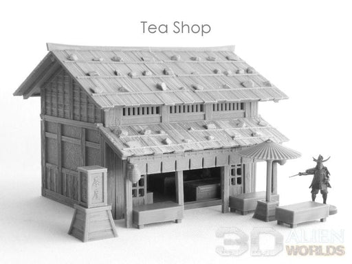 Tabletop Terrain Building Samurai Tea Shop