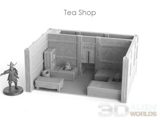Tabletop Terrain Building Samurai Tea Shop