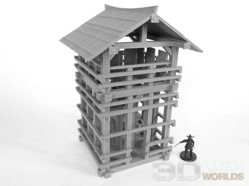 Tabletop Terrain Building Samurai Watchtower