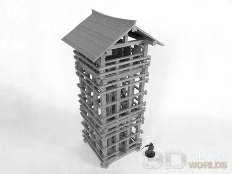 Tabletop Terrain Building Samurai Watchtower