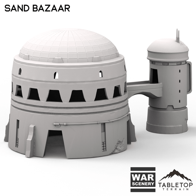 Tabletop Terrain Building Sand Bazaar