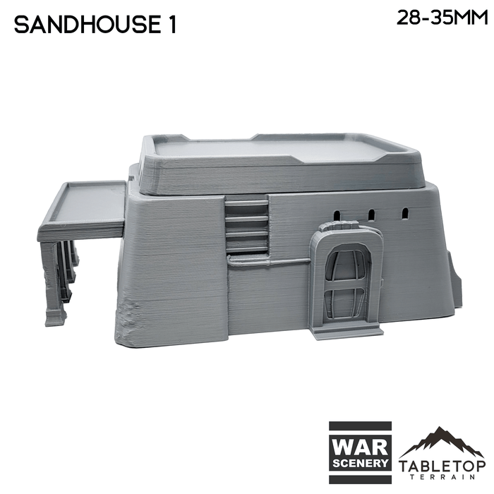 Tabletop Terrain Building Sandhouse 1