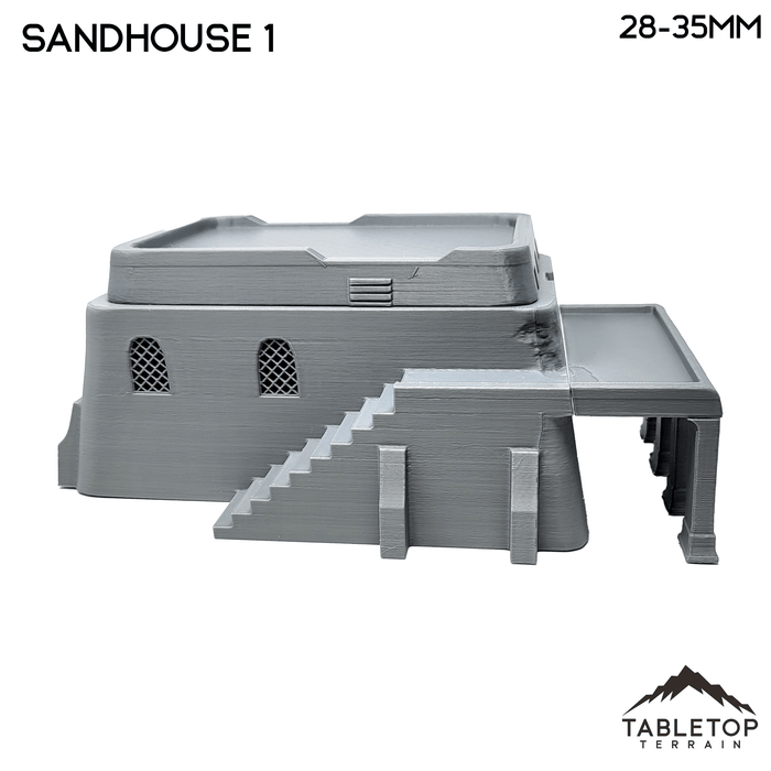 Tabletop Terrain Building Sandhouse 1