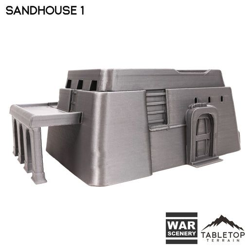 Tabletop Terrain Building Sandhouse 1
