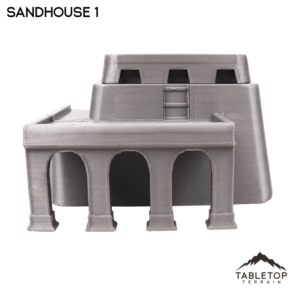 Tabletop Terrain Building Sandhouse 1