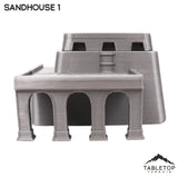 Tabletop Terrain Building Sandhouse 1