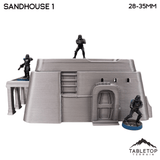 Tabletop Terrain Building Sandhouse 1