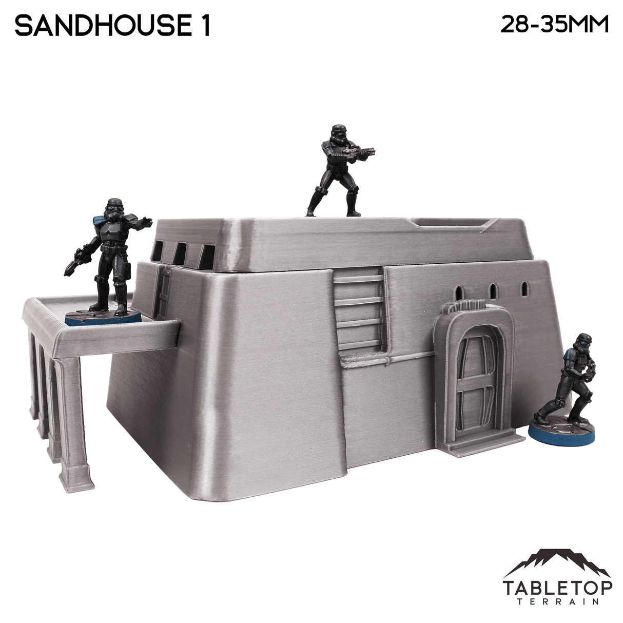 Tabletop Terrain Building Sandhouse 1