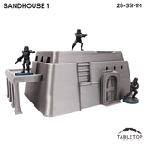 Tabletop Terrain Building Sandhouse 1