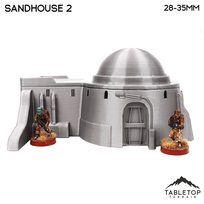 Tabletop Terrain Building Sandhouse 2