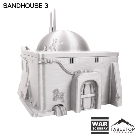 Tabletop Terrain Building Sandhouse 3