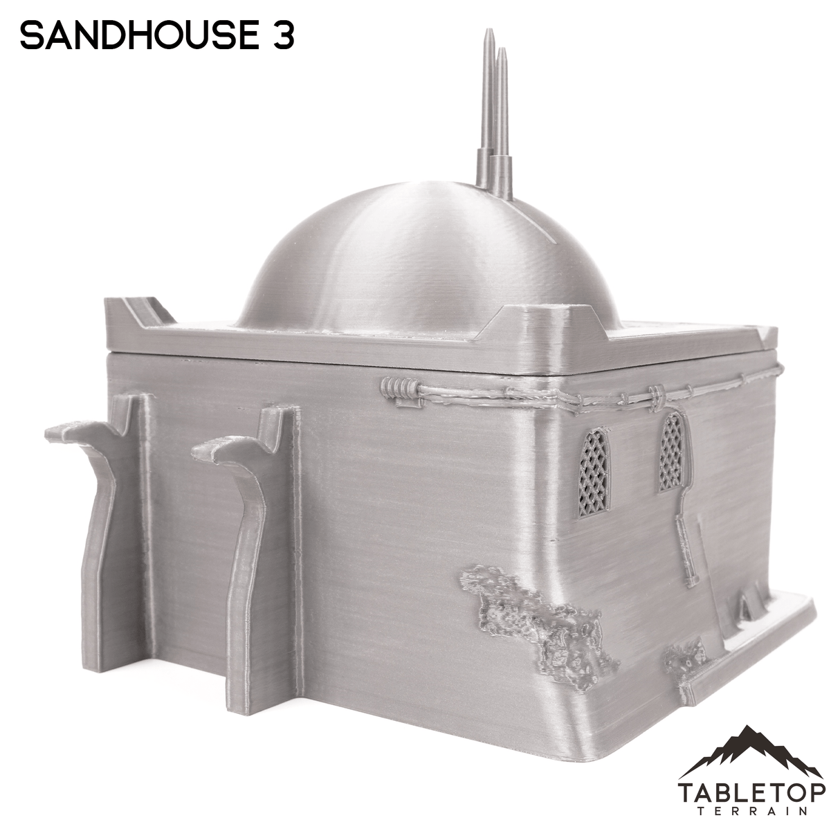 Tabletop Terrain Building Sandhouse 3