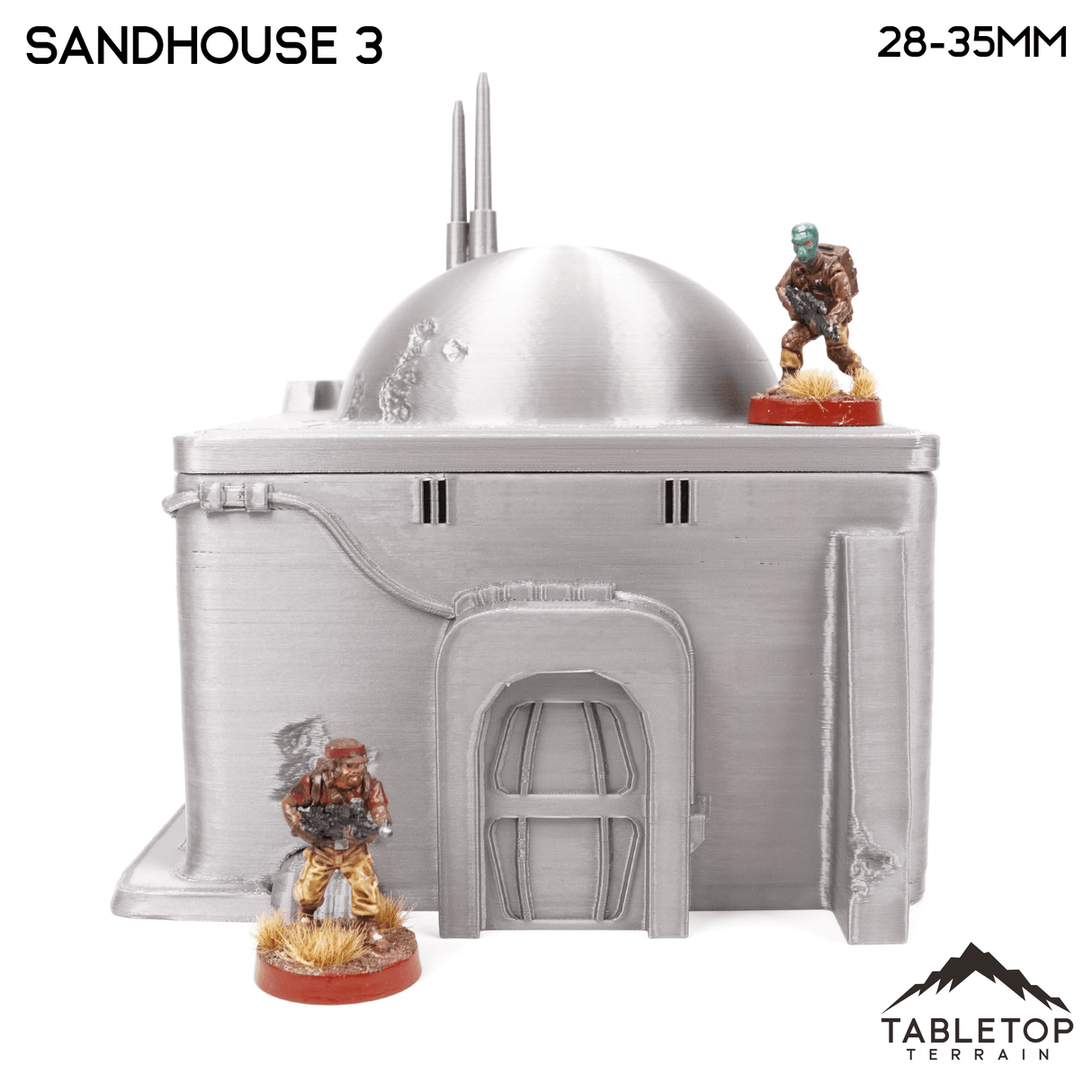 Tabletop Terrain Building Sandhouse 3