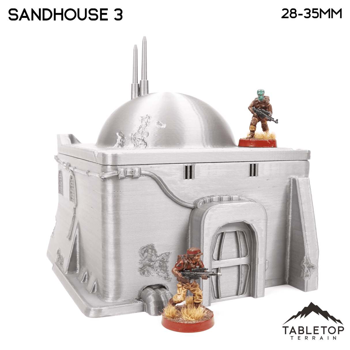 Tabletop Terrain Building Sandhouse 3