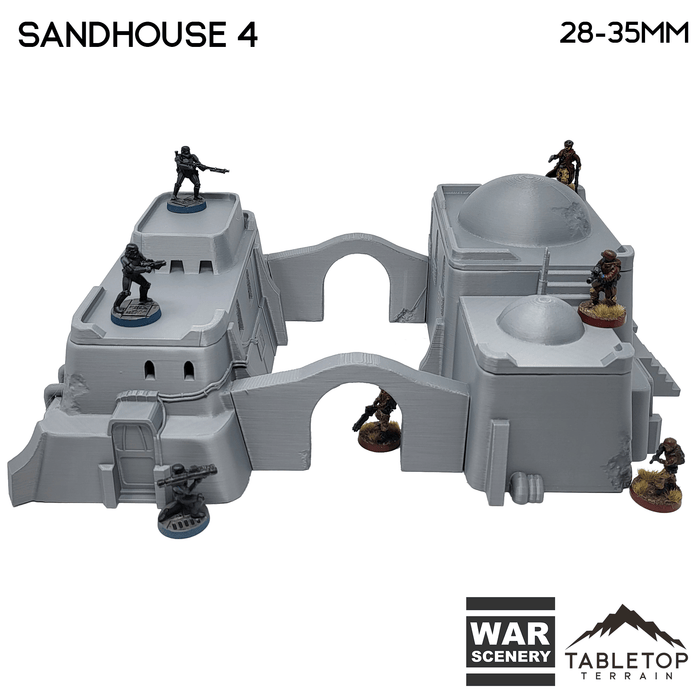 Tabletop Terrain Building Sandhouse 4