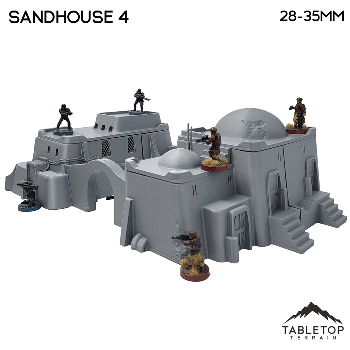 Tabletop Terrain Building Sandhouse 4