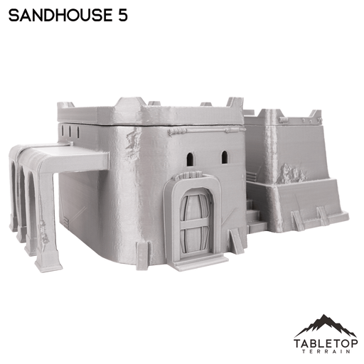 Tabletop Terrain Building Sandhouse 5