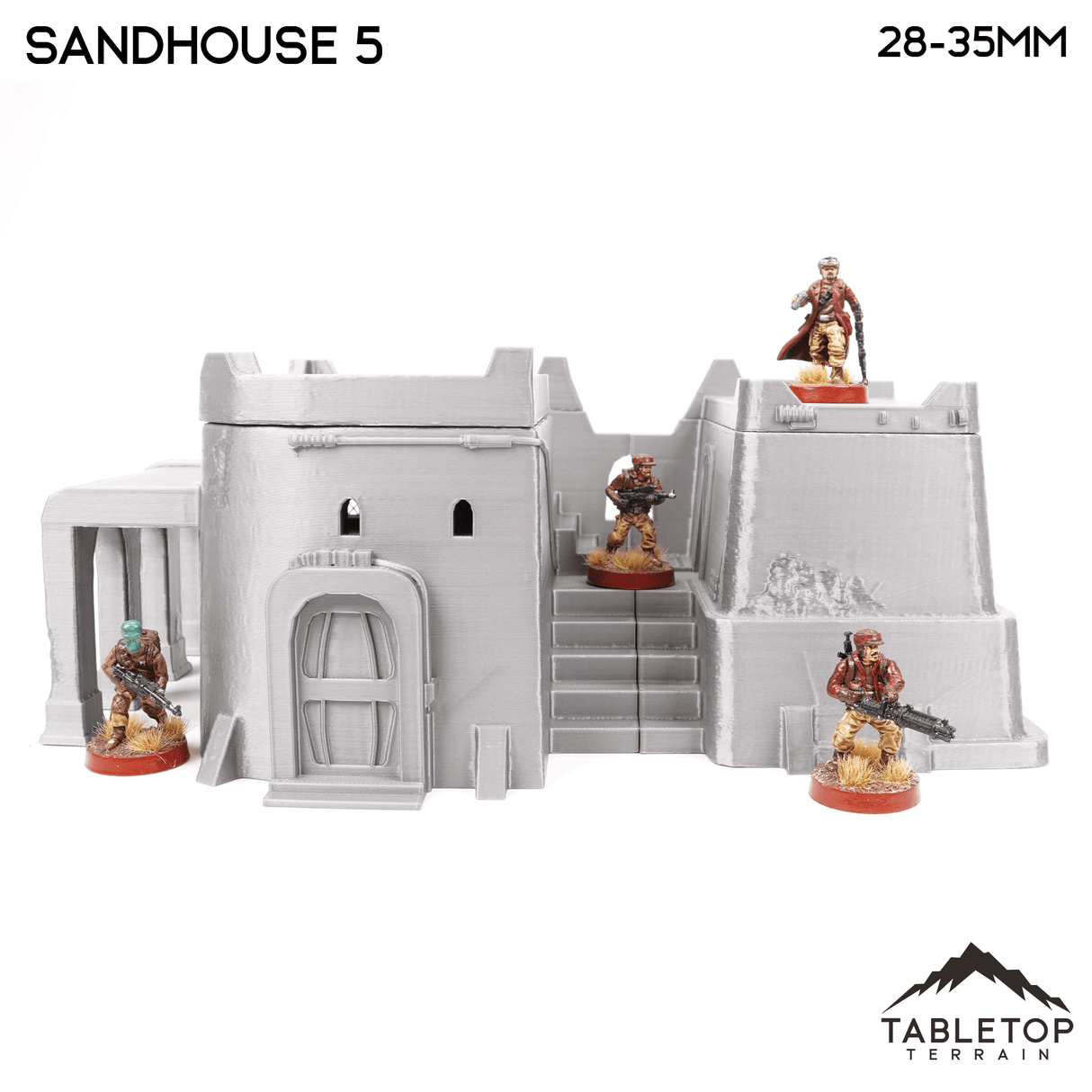 Tabletop Terrain Building Sandhouse 5