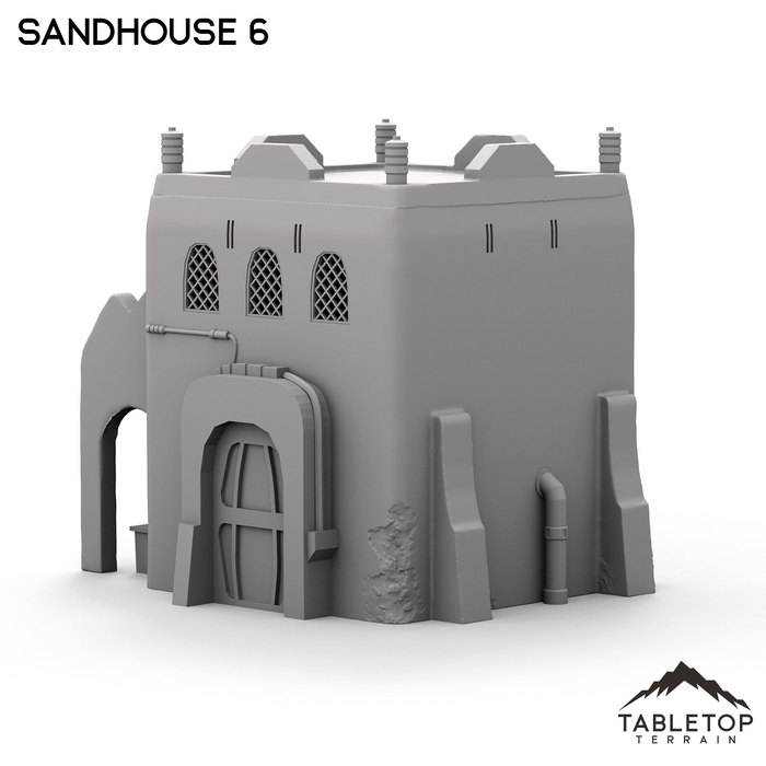 Tabletop Terrain Building Sandhouse 6