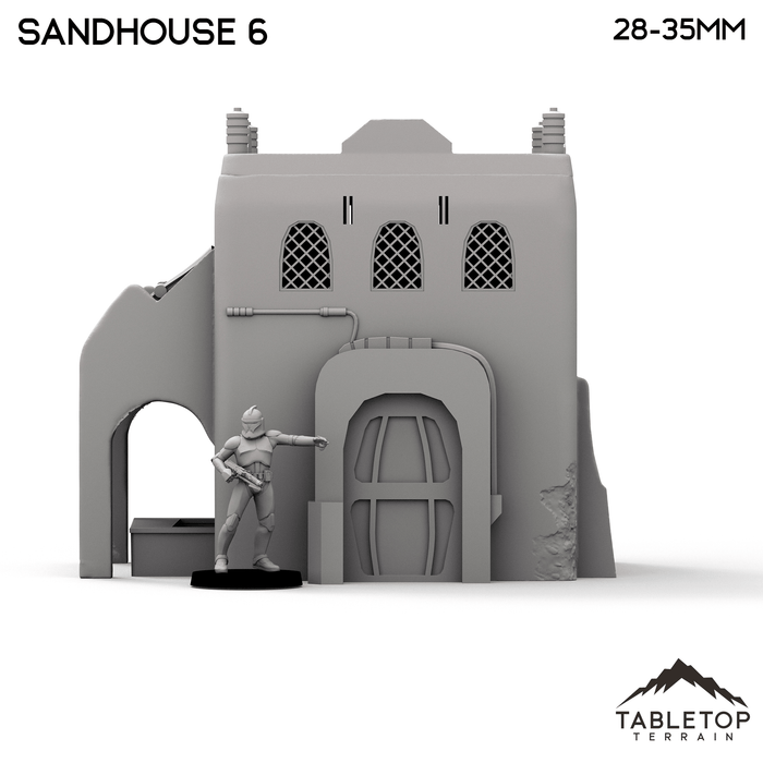 Tabletop Terrain Building Sandhouse 6