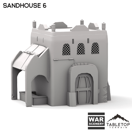 Tabletop Terrain Building Sandhouse 6