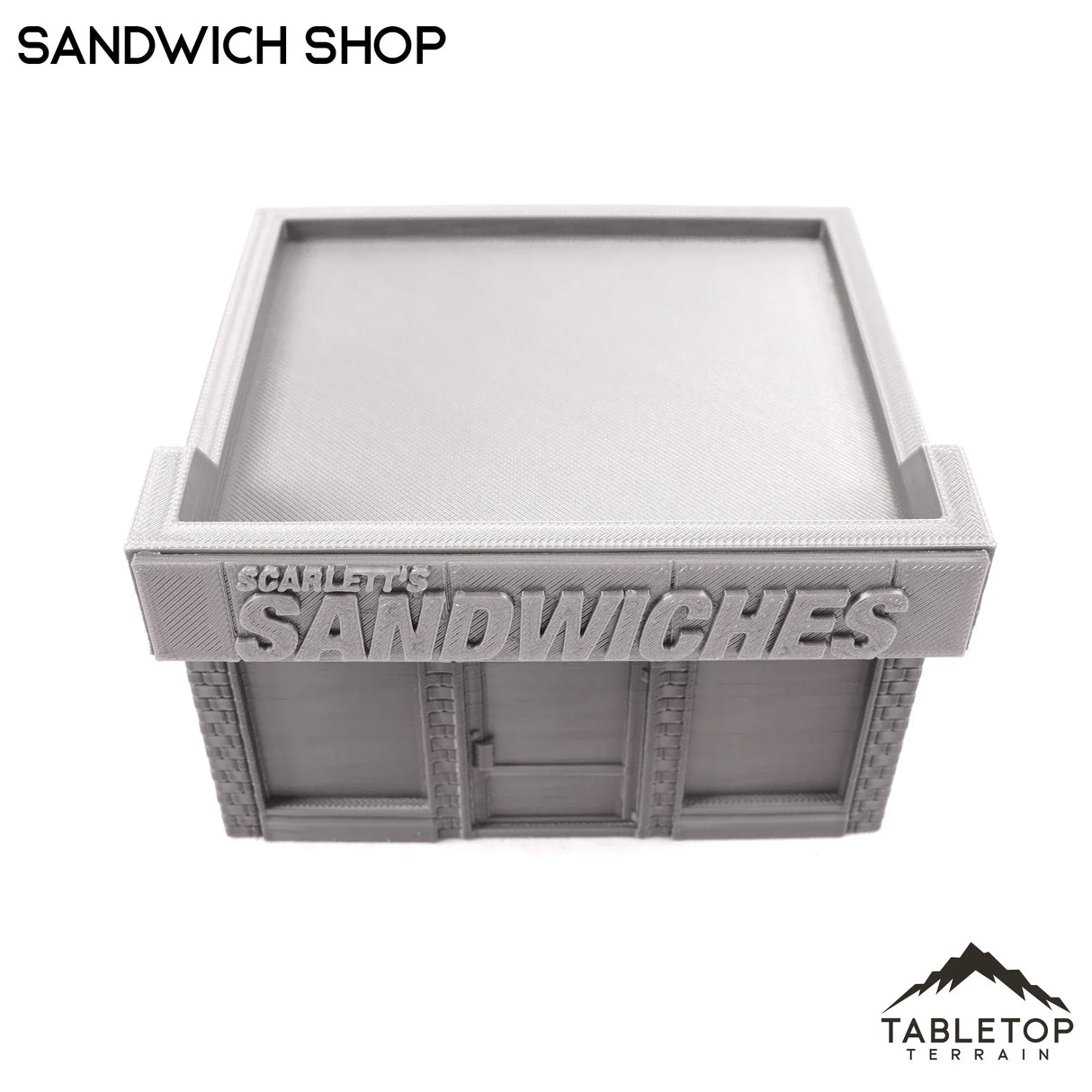 Tabletop Terrain Building Sandwich Shop - Marvel Crisis Protocol Building