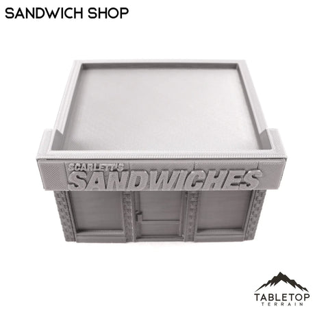 Tabletop Terrain Building Sandwich Shop - Marvel Crisis Protocol Building