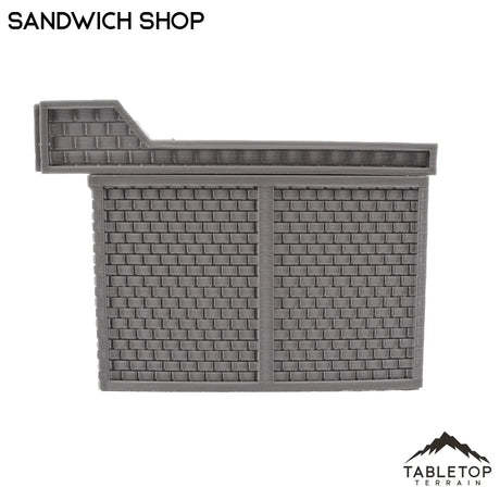 Tabletop Terrain Building Sandwich Shop - Marvel Crisis Protocol Building