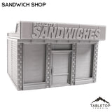 Tabletop Terrain Building Sandwich Shop - Marvel Crisis Protocol Building