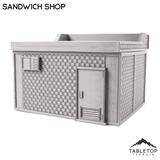 Tabletop Terrain Building Sandwich Shop - Marvel Crisis Protocol Building