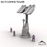 Tabletop Terrain Building Sci Fi Comms Tower