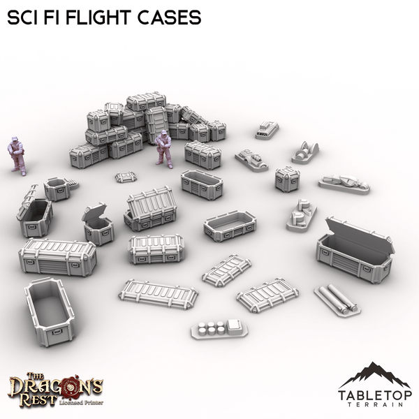 Tabletop Terrain Building Sci Fi Flight Cases