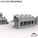 Tabletop Terrain Building Sci Fi Scatter Barrels