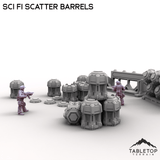 Tabletop Terrain Building Sci Fi Scatter Barrels