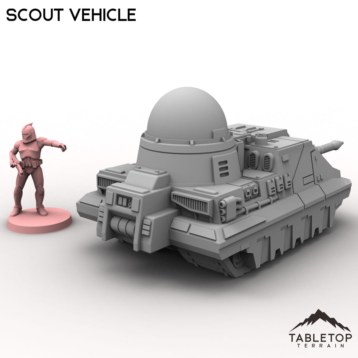 Tabletop Terrain Building Scout Vehicle