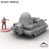Tabletop Terrain Building Scout Vehicle