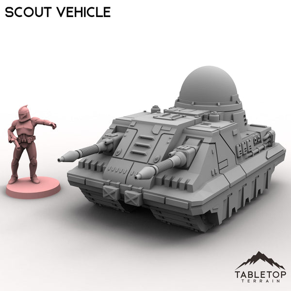 Tabletop Terrain Building Scout Vehicle