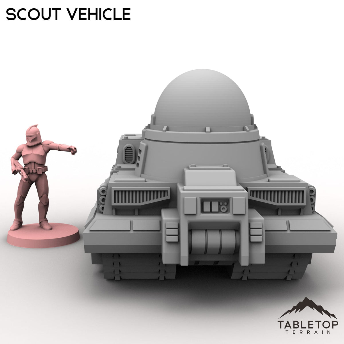 Tabletop Terrain Building Scout Vehicle
