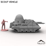 Tabletop Terrain Building Scout Vehicle