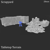 Tabletop Terrain Building Scrapyard - Apocalyptic Building