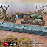 Tabletop Terrain Building Scrapyard - Apocalyptic Building