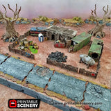 Tabletop Terrain Building Scrapyard - Apocalyptic Building
