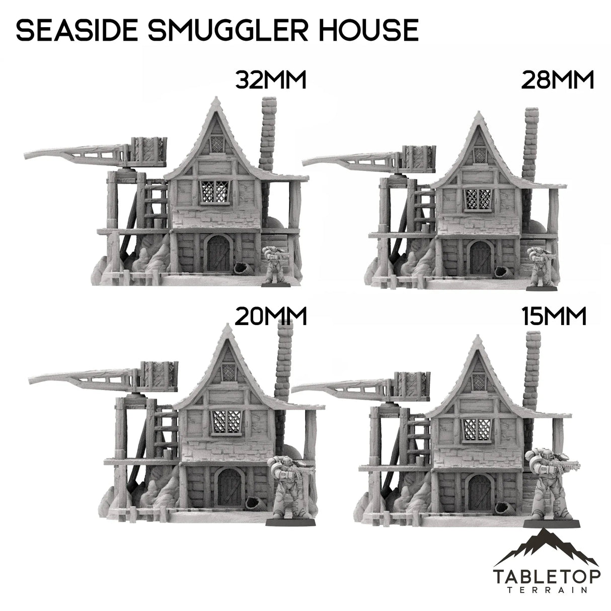 Tabletop Terrain Building Seaside Smuggler House