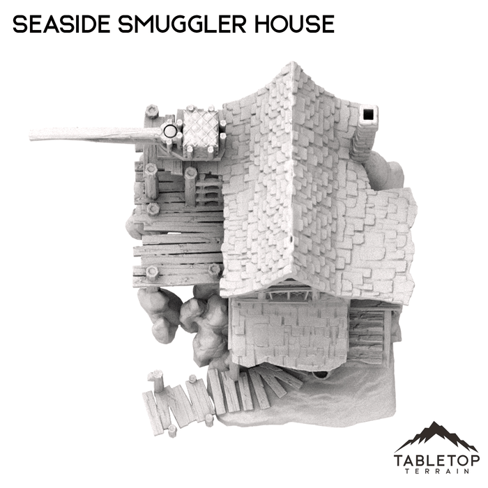 Tabletop Terrain Building Seaside Smuggler House