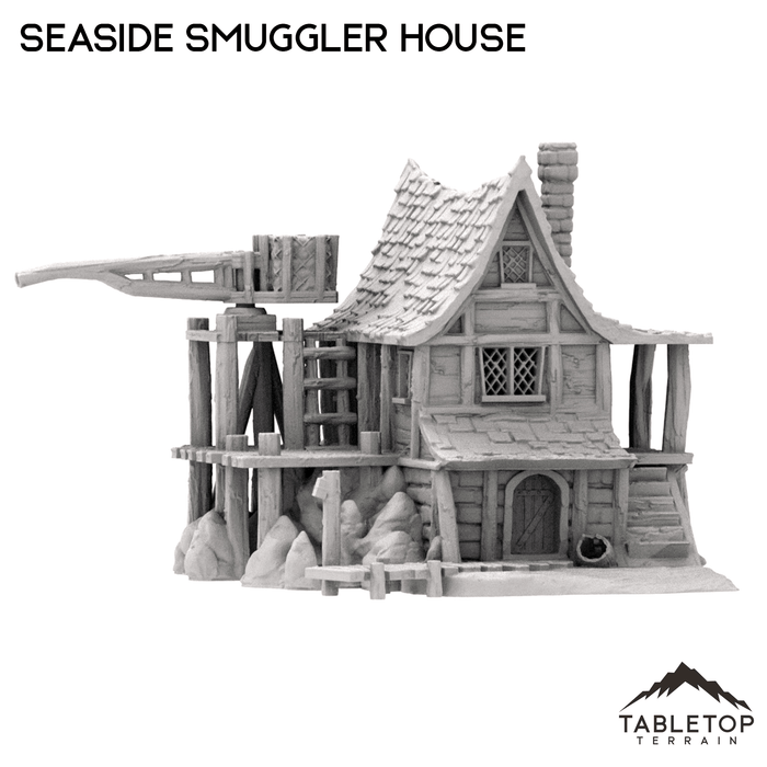 Tabletop Terrain Building Seaside Smuggler House